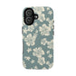Vintage Hibiscus Phone Case | Floral Tropical Pattern, Matte Magnetic