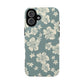 Vintage Hibiscus Phone Case | Floral Tropical Pattern, Matte Magnetic