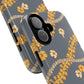 Puakenikeni and Pikake Phone Case-Blue