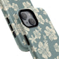 Vintage Hibiscus Phone Case | Floral Tropical Pattern, Matte Magnetic