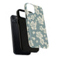 Vintage Hibiscus Phone Case | Floral Tropical Pattern, Matte Magnetic