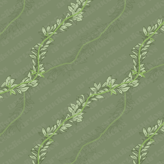 Maile Mokihana Repeat Surface Pattern