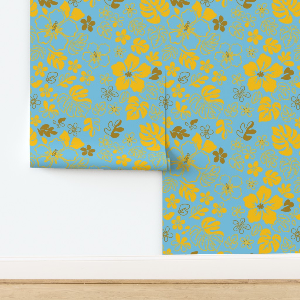 Tropical Doodles Repeat Surface Pattern