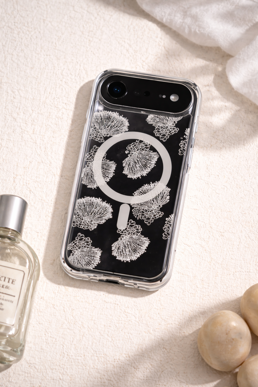 Ohia Lehua iPhone Clear Magnetic Phone Case