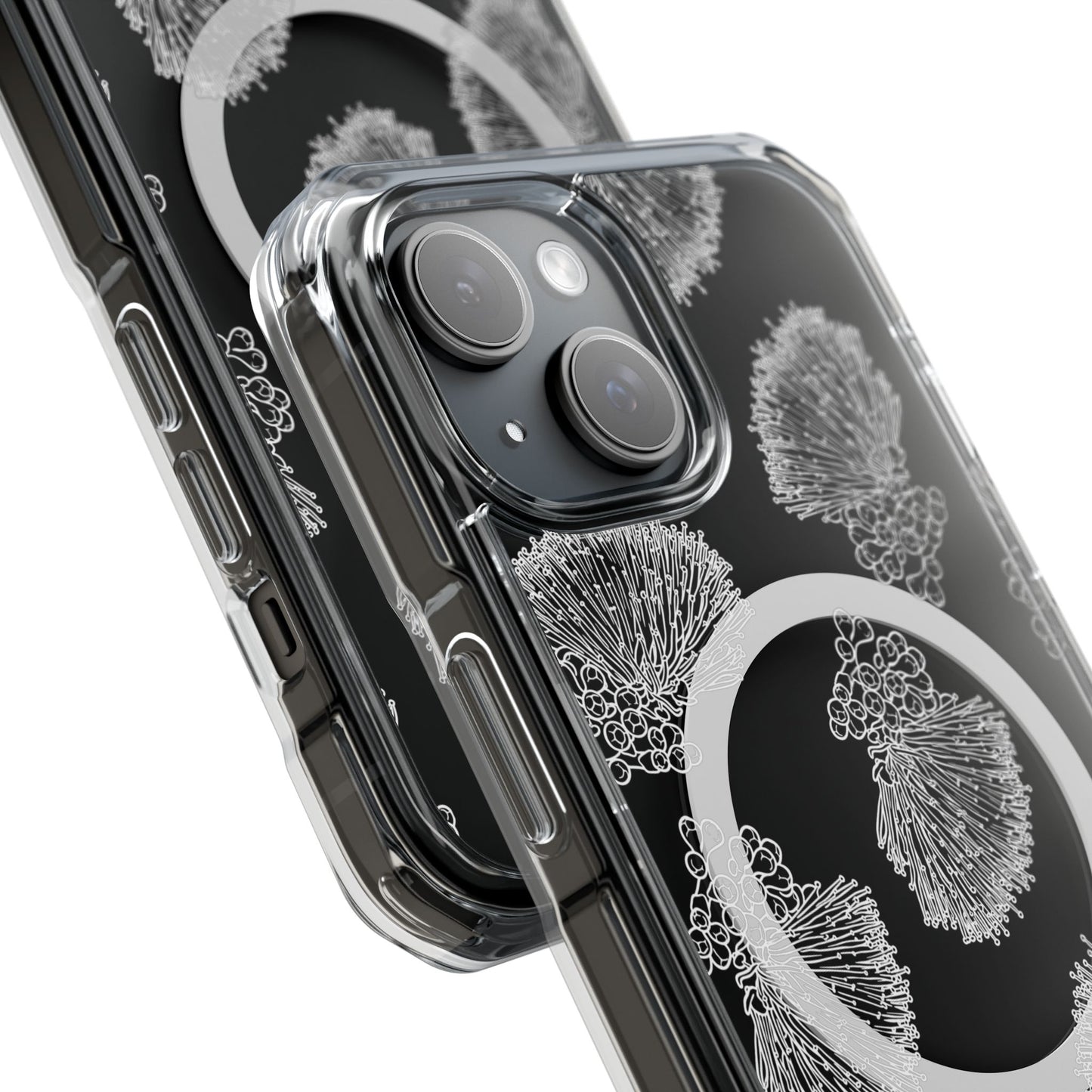 Ohia Lehua iPhone Clear Magnetic Phone Case