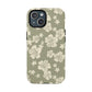 Vintage Hibiscus Phone Case | Floral Tropical Pattern, Matte Magnetic
