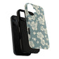 Vintage Hibiscus Phone Case | Floral Tropical Pattern, Matte Magnetic