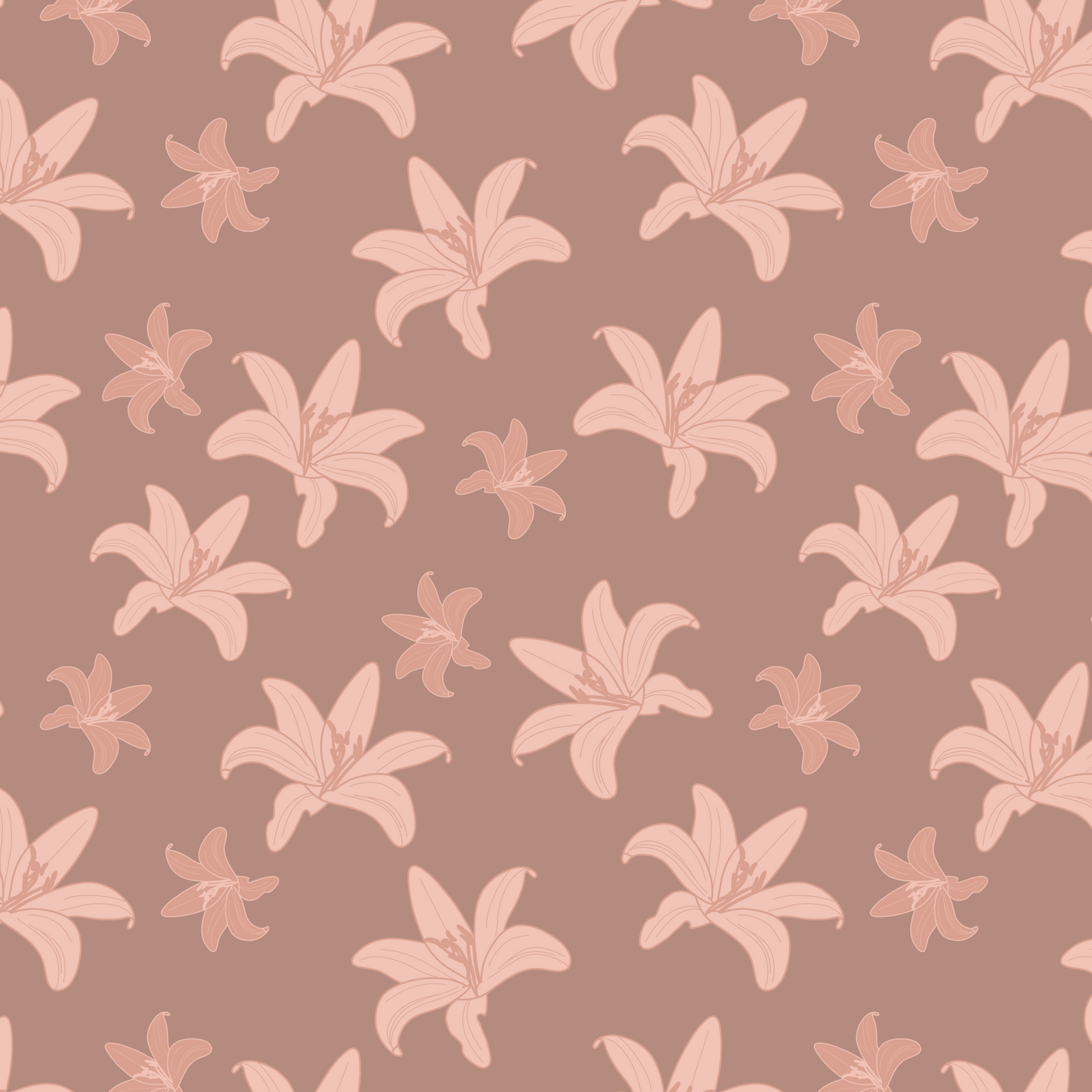 2Tone Lily Repeat Surface Pattern