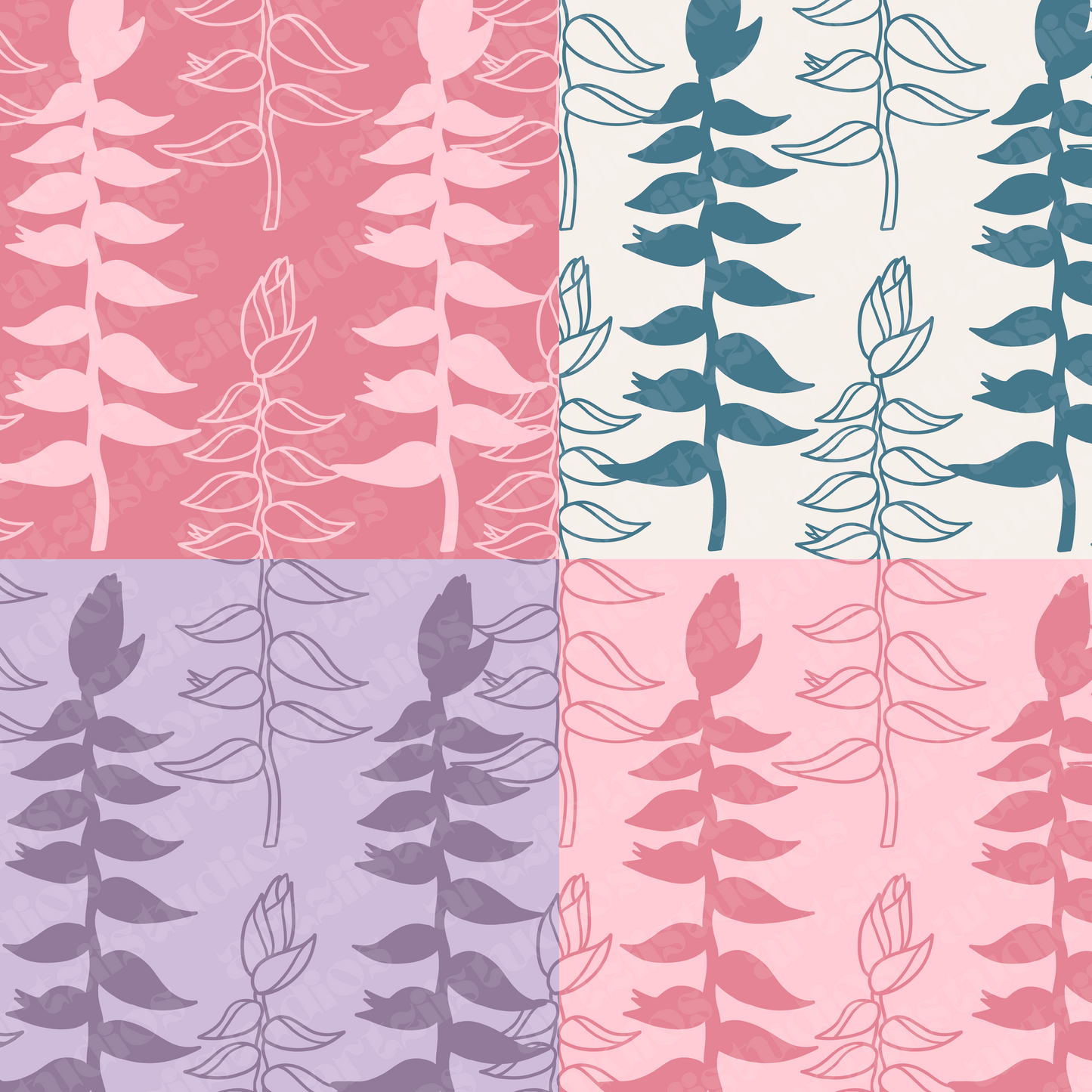 Heliconia Surface Pattern