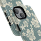 Vintage Hibiscus Phone Case | Floral Tropical Pattern, Matte Magnetic