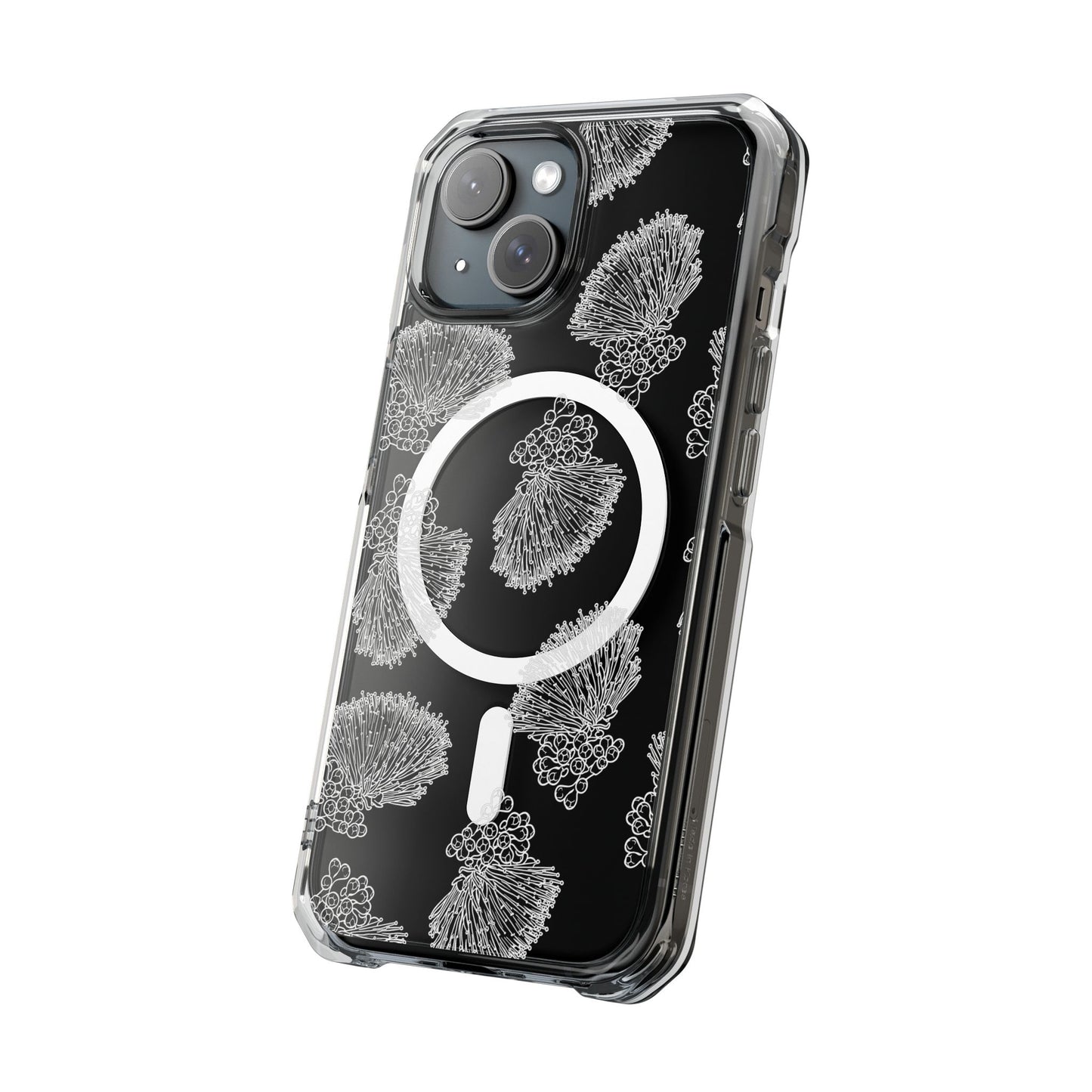 Ohia Lehua iPhone Clear Magnetic Phone Case