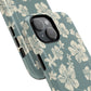 Vintage Hibiscus Phone Case | Floral Tropical Pattern, Matte Magnetic