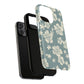 Vintage Hibiscus Phone Case | Floral Tropical Pattern, Matte Magnetic