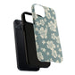 Vintage Hibiscus Phone Case | Floral Tropical Pattern, Matte Magnetic