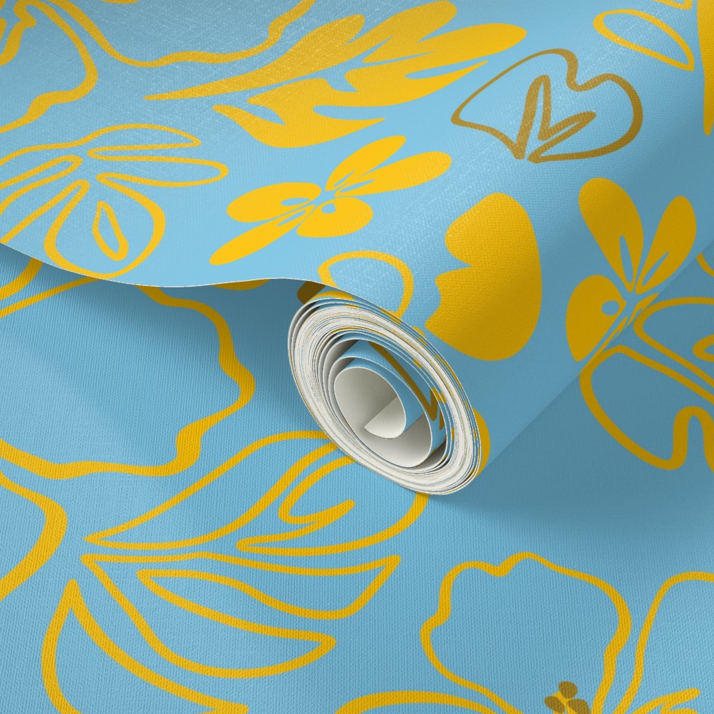 Tropical Doodles Repeat Surface Pattern