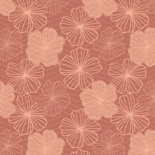 Pink Hibiscus Surface Pattern