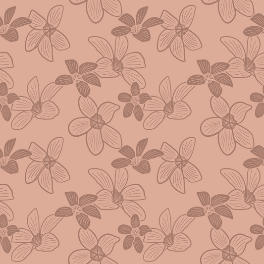 Spring Plumeria Repeat Surface Pattern