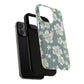 Vintage Hibiscus Phone Case | Floral Tropical Pattern, Matte Magnetic