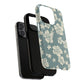 Vintage Hibiscus Phone Case | Floral Tropical Pattern, Matte Magnetic