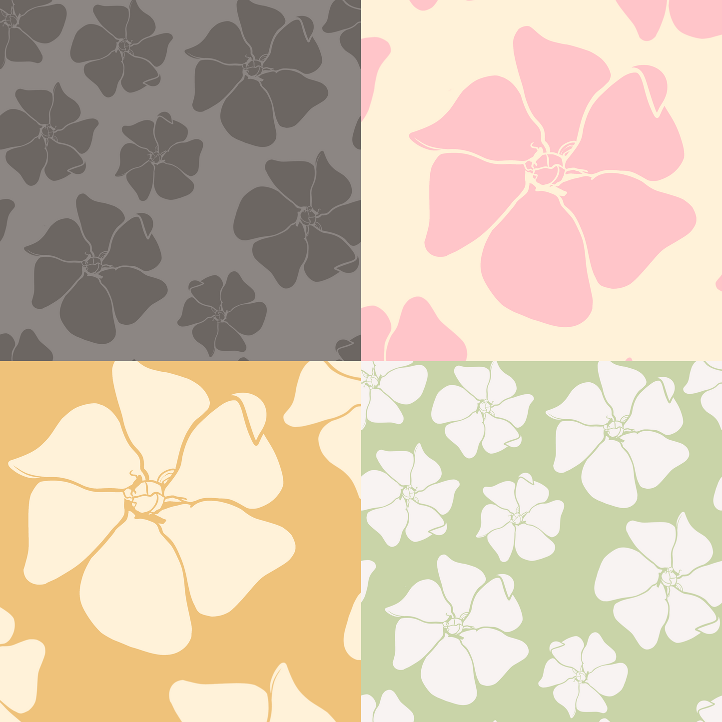 2 Tone Puakenikeni Repeat Surface Pattern