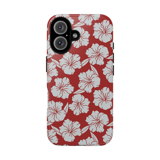 Retro Hibiscus iPhone Case