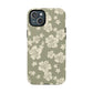 Vintage Hibiscus Phone Case | Floral Tropical Pattern, Matte Magnetic
