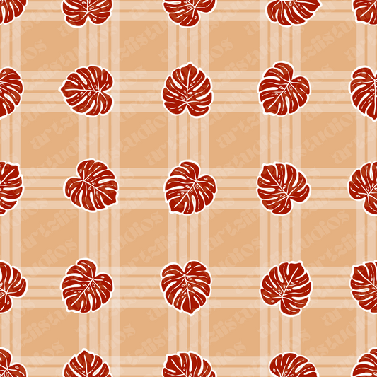 Palaka Monstera Exclusive Surface Pattern for Bangles By Joii