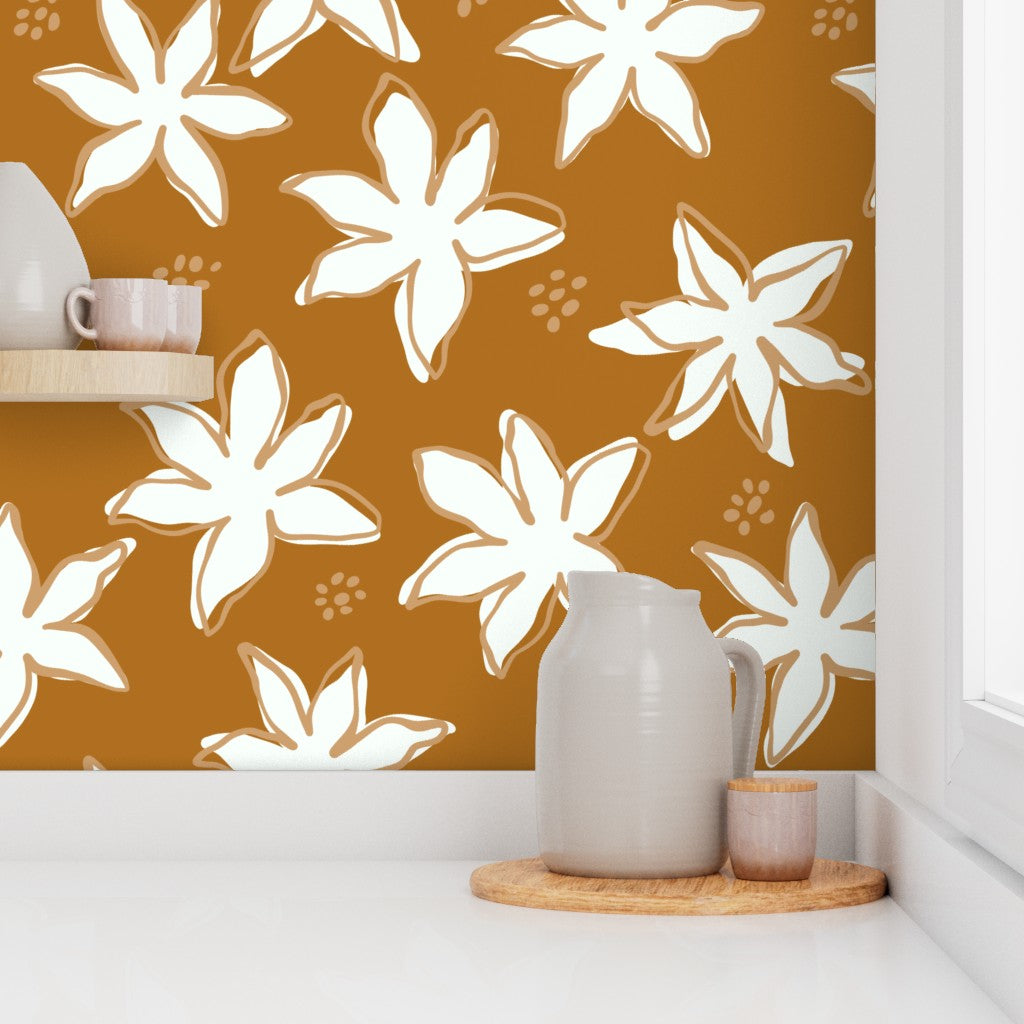 Playful Tiare Repeat Surface Pattern