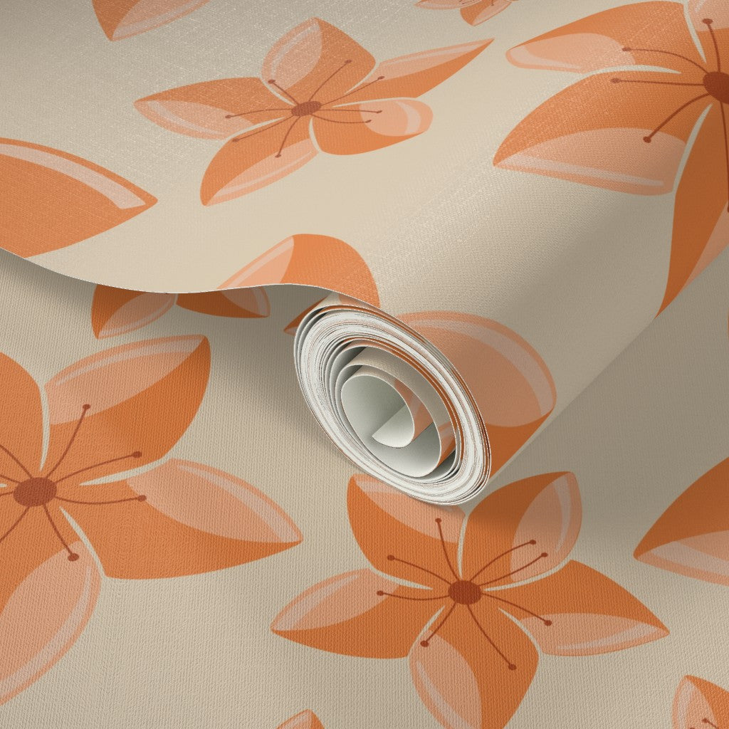 Stary Plumeria Repeat Surface Pattern