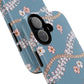 Puakenikeni and Pikake Lei Phone Case-Blue