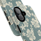 Vintage Hibiscus Phone Case | Floral Tropical Pattern, Matte Magnetic