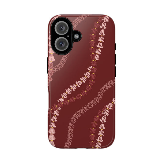Crown Flower Lei Phone Case-Red
