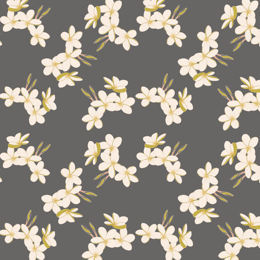 Plumeria Bundles Repeat Surface Pattern