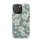 Vintage Hibiscus Phone Case | Floral Tropical Pattern, Matte Magnetic