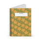 Retro Plumeria Spiral Notebook
