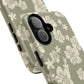 Vintage Hibiscus Phone Case | Floral Tropical Pattern, Matte Magnetic