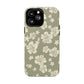 Vintage Hibiscus Phone Case | Floral Tropical Pattern, Matte Magnetic