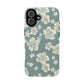 Vintage Hibiscus Phone Case | Floral Tropical Pattern, Matte Magnetic
