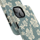 Vintage Hibiscus Phone Case | Floral Tropical Pattern, Matte Magnetic