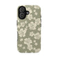 Vintage Hibiscus Phone Case | Floral Tropical Pattern, Matte Magnetic