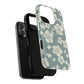 Vintage Hibiscus Phone Case | Floral Tropical Pattern, Matte Magnetic