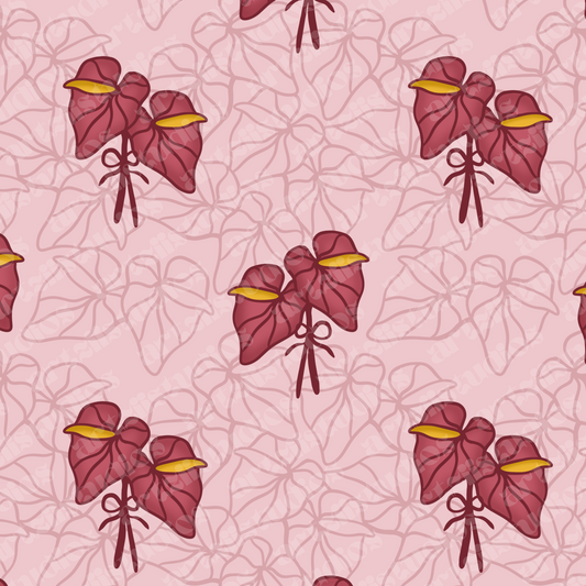 Anthurium Bunches Repeat Surface Pattern