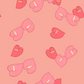Anthurium Hearts Repeat Surface Pattern