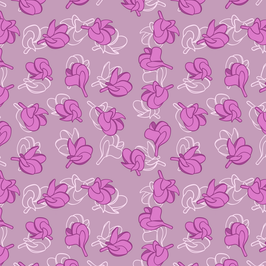 Baby Plumeria Repeat Surface Pattern