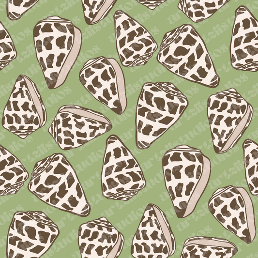 Hebrew Shell Repeat Surface Pattern for BanglesByJoii