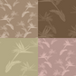 Bird of Paradise Cluster Repeat Surface Pattern