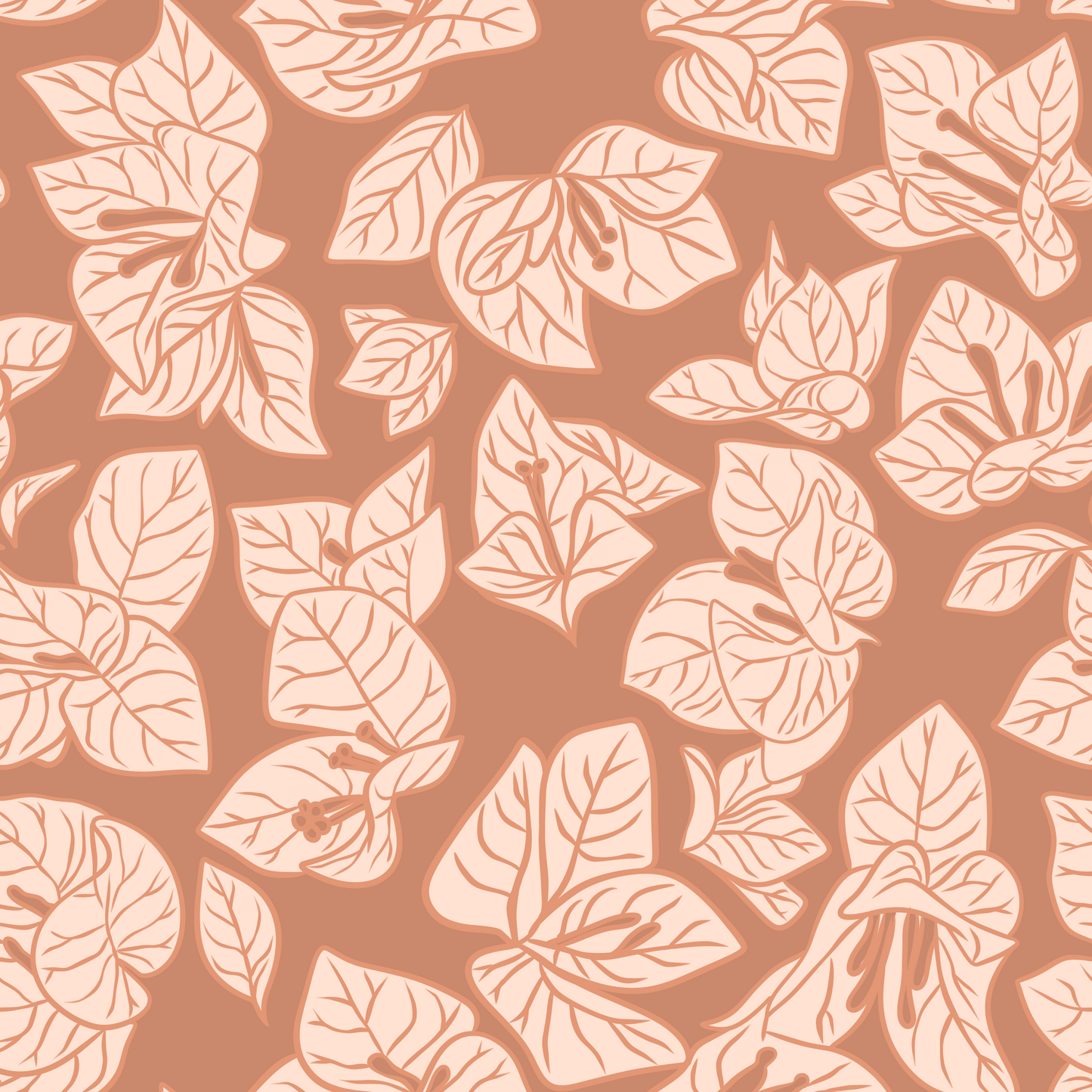 Bougainvillea Repeat Surface Pattern