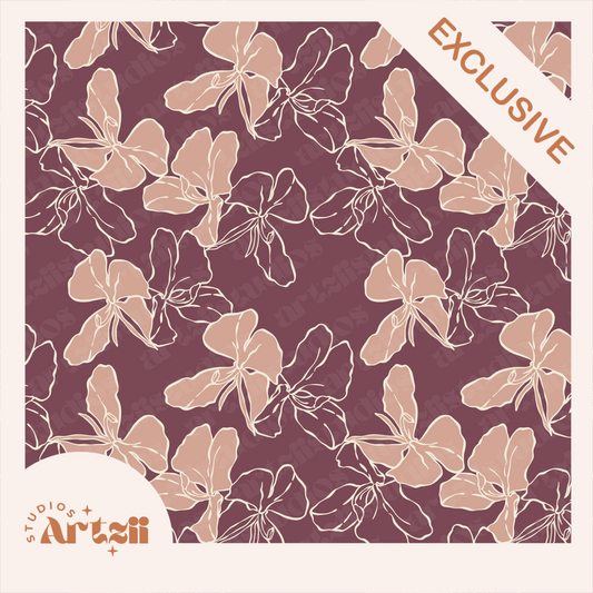 Butterfly Orchid Repeat Surface Pattern #61