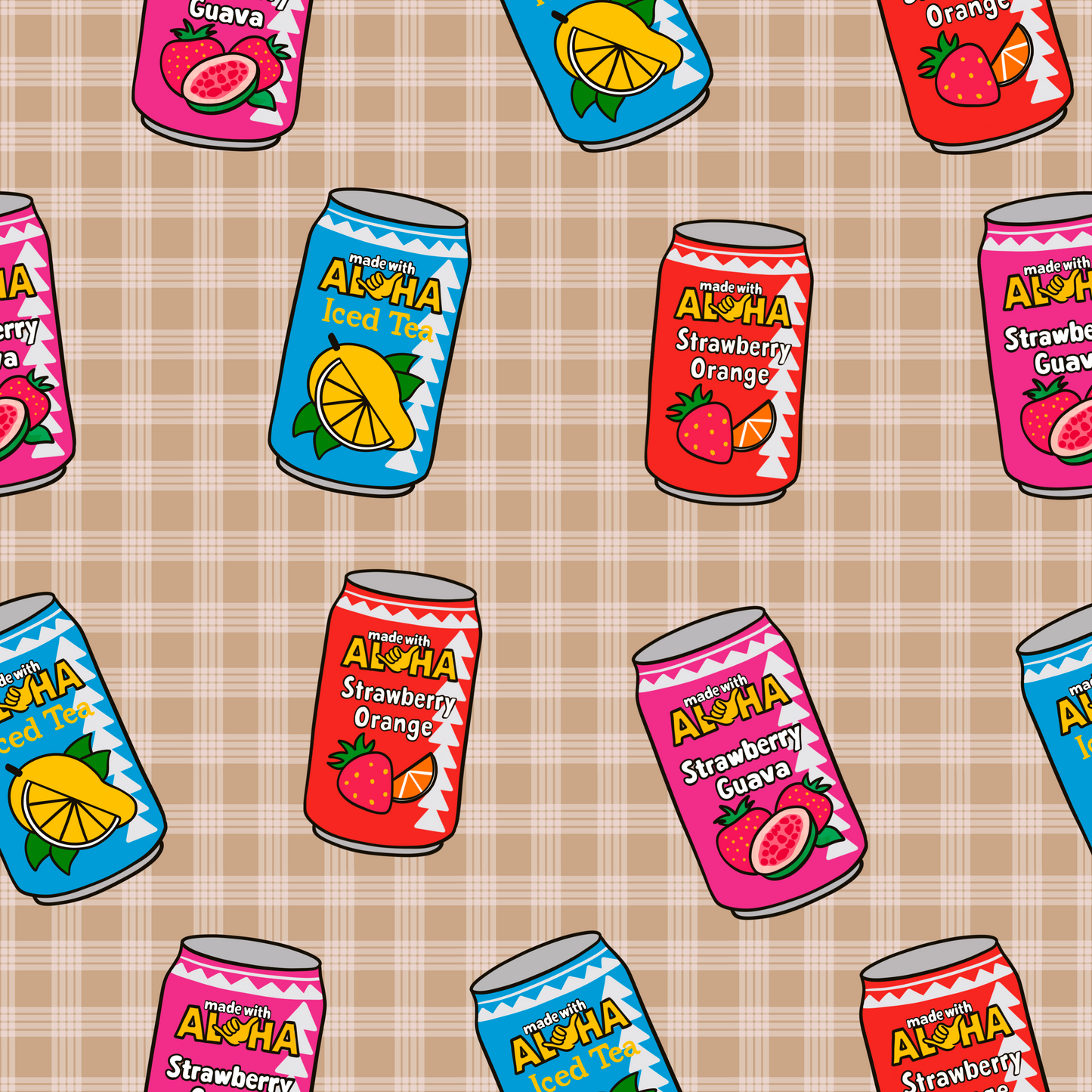 Hawaii Juice Can Repeat Surface Pattern for Hiilani Hawaii