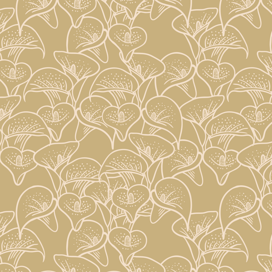 Calla Lily Meadow Repeat Surface Pattern